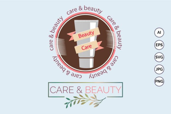 Beauty and Care Cream Lotion Tube Logo: Graphics & Logos Review