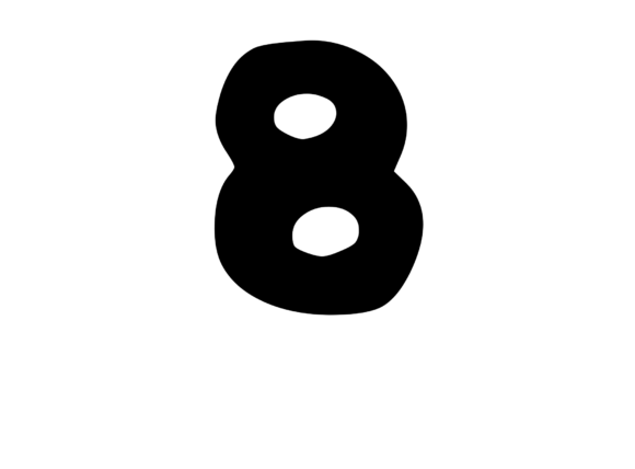 Casual Bubble Mono Letter 8: A Designer's Review