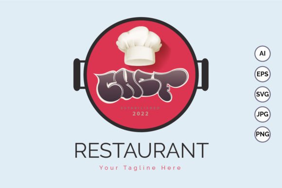 Chef Hat Logo Template: Graphics for Logos
