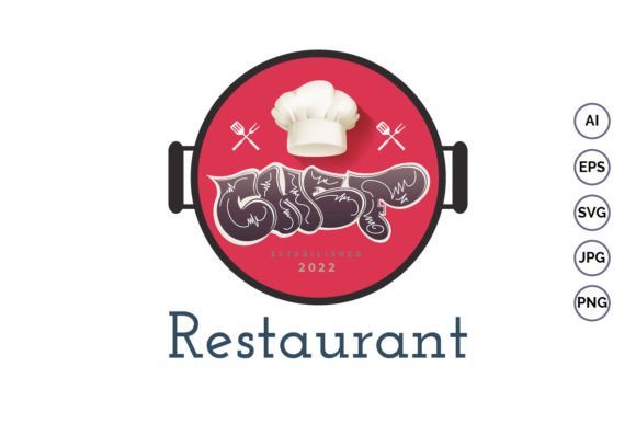 Chef Restaurant Logo Template: Graphics & Logos Review