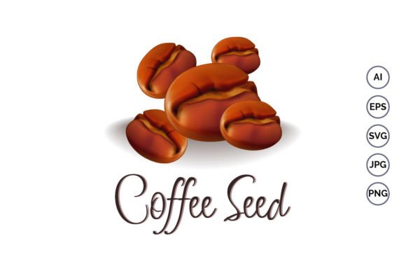 Coffee Seed 3D Vector: Premium Graphics & Illustrations