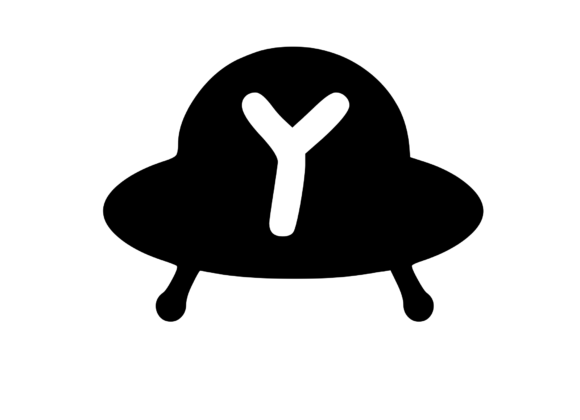 Cute Alien UFO Graphics for Crafts & Design