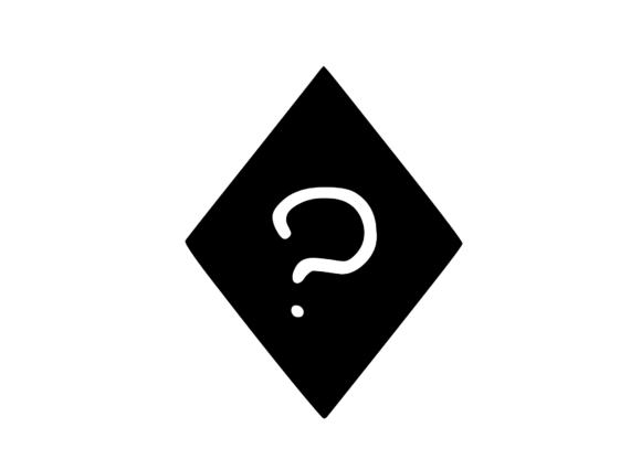 Diamond Shape with Playful Mono: Graphics for Crafts