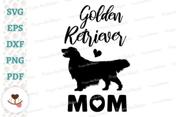 Golden Retriever Dog Mom SVG: Crafts & Graphics