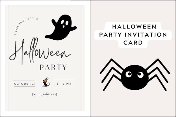 Halloween Invitation Template: Premium Graphics for Branding