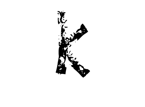 Horror Themed Textured Mono Brush K: Graphics for Crafts