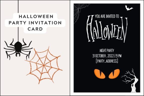 Review: Scary Halloween Party Invitation for Embroidery