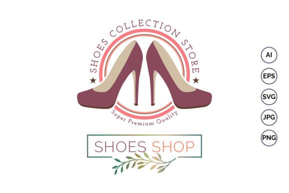 Shoes Store High Heels Logo: Graphics & Logos Review