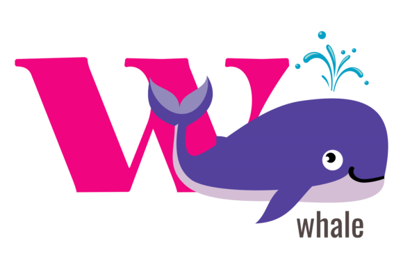 W Word Card Graphics: Illustrations for Branding